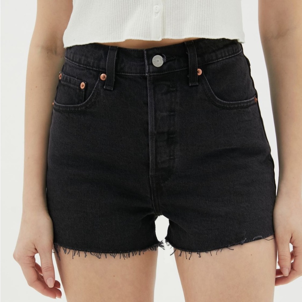 Altered Levi's Ribcage Denim Short